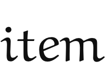 item